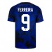 Cheap United States Jesus Ferreira #9 Away Football Shirt World Cup 2022 Short Sleeve